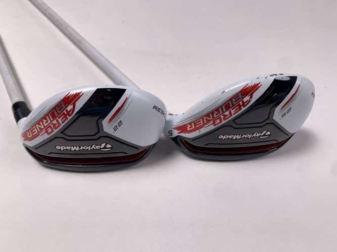 TaylorMade AeroBurner 4 & 5 Hybrid Set 22* 25* Speed Rul-Z Ladies Womens RH HC