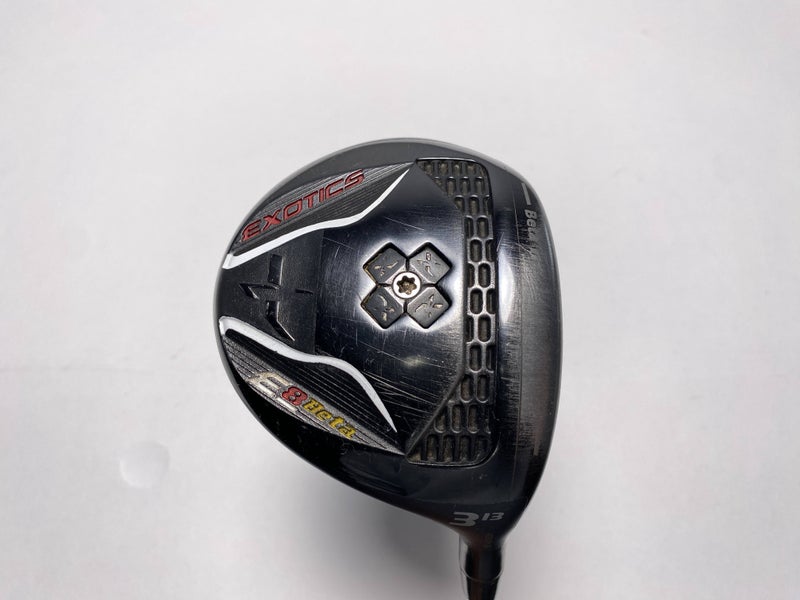 Tour Edge Exotics E8 Beta 3 Fairway Wood 13* Aldila Rogue 95 MSI 3.6 Stiff RH