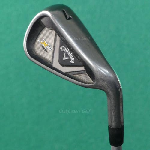 Callaway X2 Hot Single 7 Iron KBS Tour C-Taper Lite 105 Steel Regular
