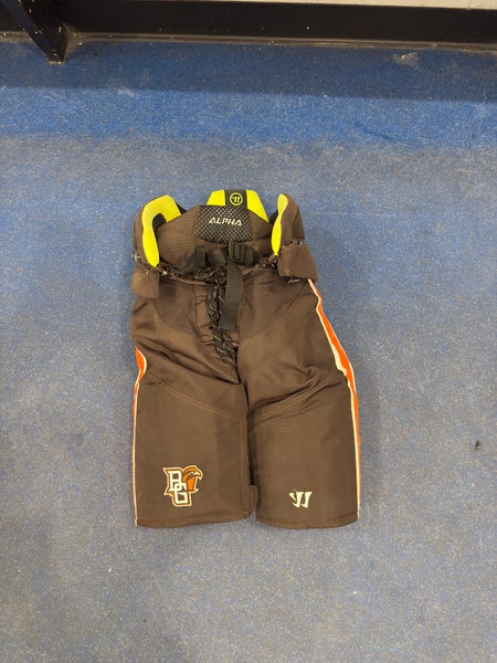 NCAA BGSU Men's Senior Small Warrior Alpha Hockey Pants Pro Stock (Used)
