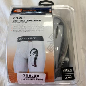 Black XL Men's Shock Doctor Compression (New)