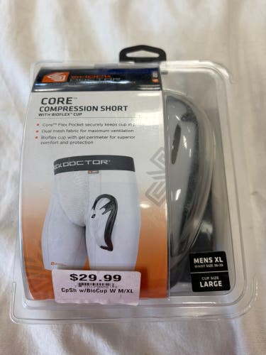 Black XL Men's Shock Doctor Compression (New)