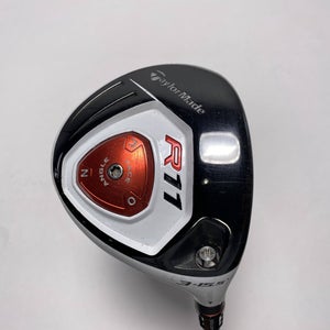 TaylorMade R11 3 Fairway Wood 15.5* Fujikura Blur 70g Stiff Graphite Mens RH