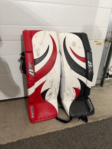 33" 2019 Brian's G-Netik Pro IV Goalie Leg Pads Pro Stock (Used)