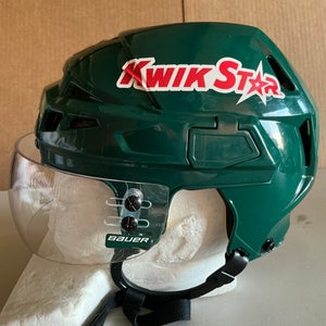 CCM Vector V08 Pro Stock Hockey Helmet Visor Combo Small Forest Green WILD 5519