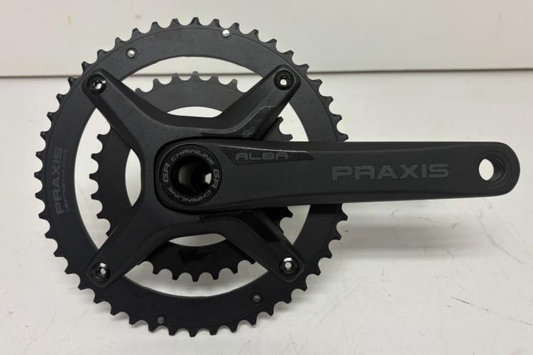 Praxis Works Alba M30 172.5mm 48/32 Black Aluminum Road Bike Double Crankset NEW