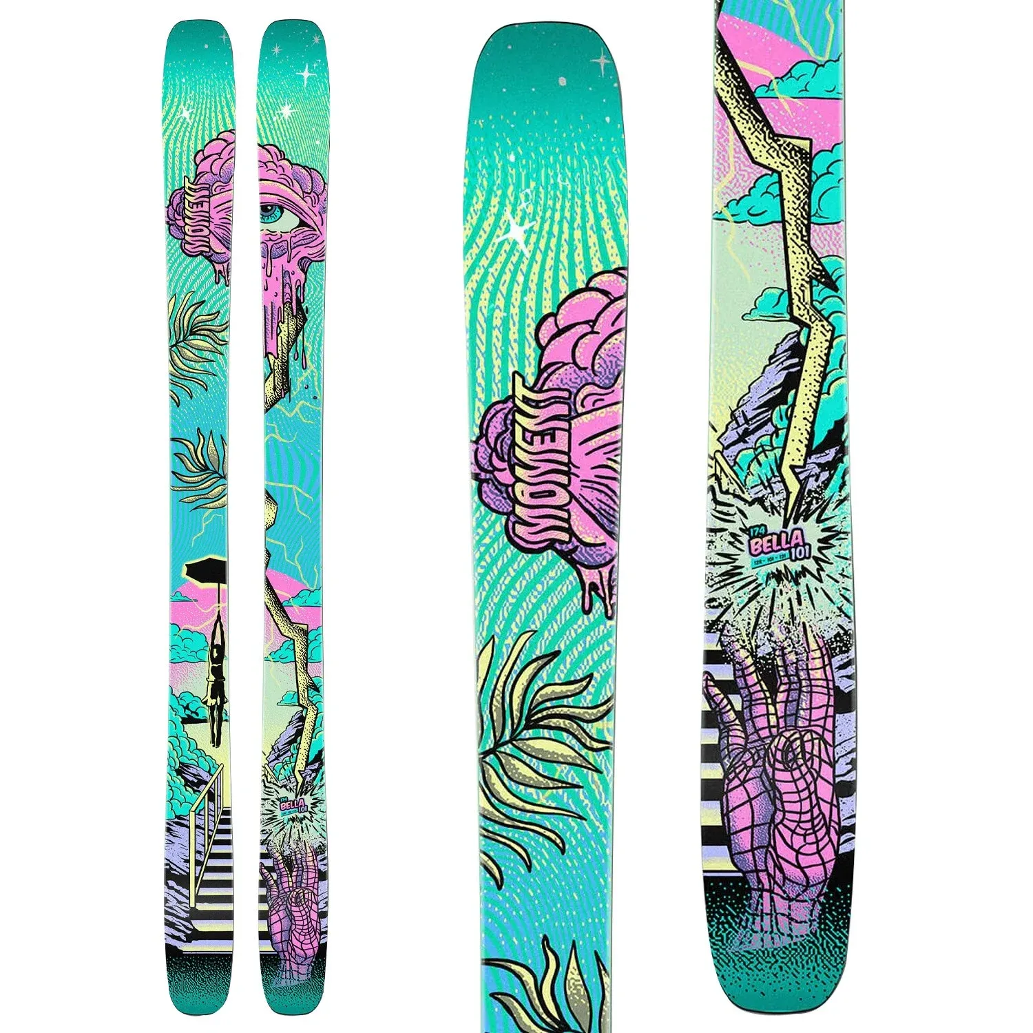 2026 New Moment Wildcat 101 Skis; Size: 179 | SidelineSwap | Buy