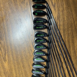 Men's BombTech Bombtech Golf 3.0 Right Handed Iron Set Steel Shaft (Used) 13 clubs including wedges