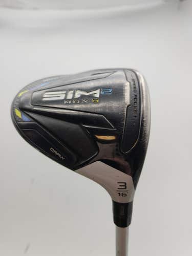 2021 TAYLORMADE SIM2 MAX D 3 WOOD 16* SENIOR FUJI AIR SPEEDER 45 +HC FAIR
