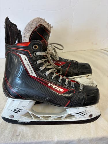 Black CCM JetSpeed Rocketframe Hockey Skates Regular Width 6.5 (Used)