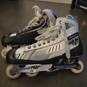 Mission Inhaler FL1 Hockey Goalie Skates 8.5 (Used)