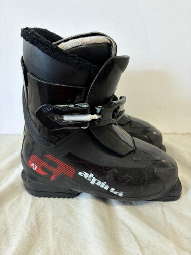 Mondo 20 & 20.5 Unisex Alpina AJ1 Ski Boots (Used)
