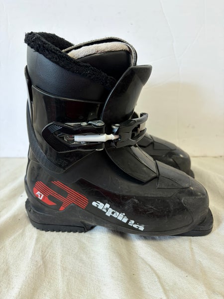 Mondo 20 & 20.5 Unisex Alpina AJ1 Ski Boots (Used)