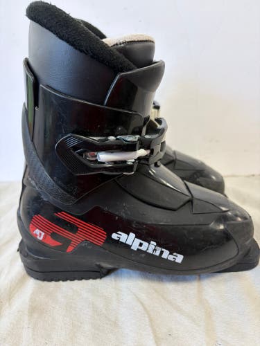 Mondo 19 & 19.5 Unisex Alpina AJ1 Ski Boots (Used)