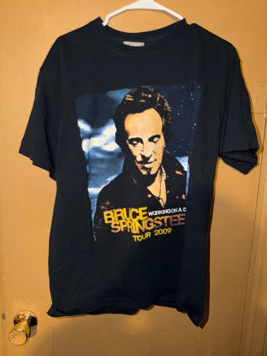 JTC Bruce Springsteen Working On A Dream Tour 2009 T Shirt Men’s Size Large Used
