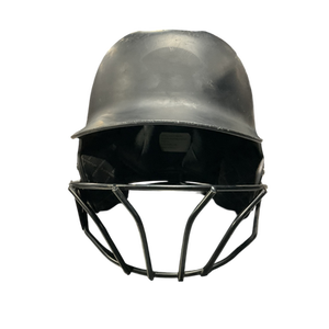 Used Evoshield BLK HELMET W/ MASK Batting Helmet w/Mask Black One Size 11834-S000045620