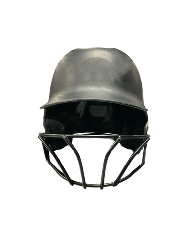 Used Evoshield BLK HELMET W/ MASK Batting Helmet w/Mask Black One Size 11834-S000045620