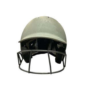 Used Champro GRAY SZ 7-7 1/2 Batting Helmet w/Mask Grey LG 11834-S000045691