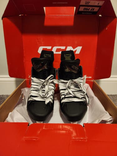 CCM Tacks XF Pro Skates Size 7 Wide (no steel included).