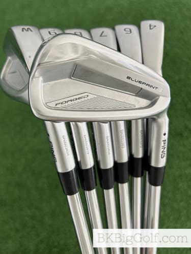 Ping Blueprint S Forged Iron Set 4-W / Dynamic Gold X Seven Extra Stiff