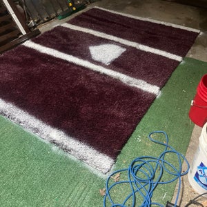 (New)Home made synthetic turf hitting mat. 8.5 feet long by 6 feet. FREE SHIPPING IN USA