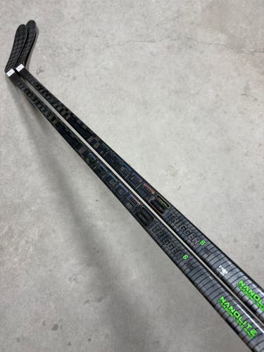 2 PACK 80 Flex P28 Senior CCM RibCor Trigger 6 Pro Right Hand Hockey Stick Pro Stock NHL (New)