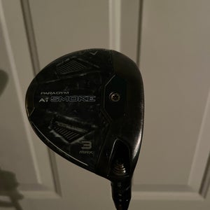 Men's 2024 Callaway Paradym Ai Smoke Max 3 Wood, Ventus Black Velocore+ X-stiff shaft Used)