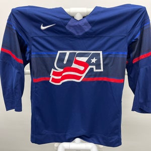 Nike Team USA 2021 IIHF Hockey Jersey Navy Blue XL BNWT