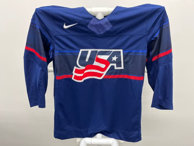 Nike Team USA 2021 IIHF Hockey Jersey Navy Blue XL BNWT