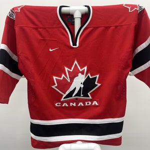 Nike Team Canada 2002 Salt Lake Olympic Hockey Jersey Red Large
