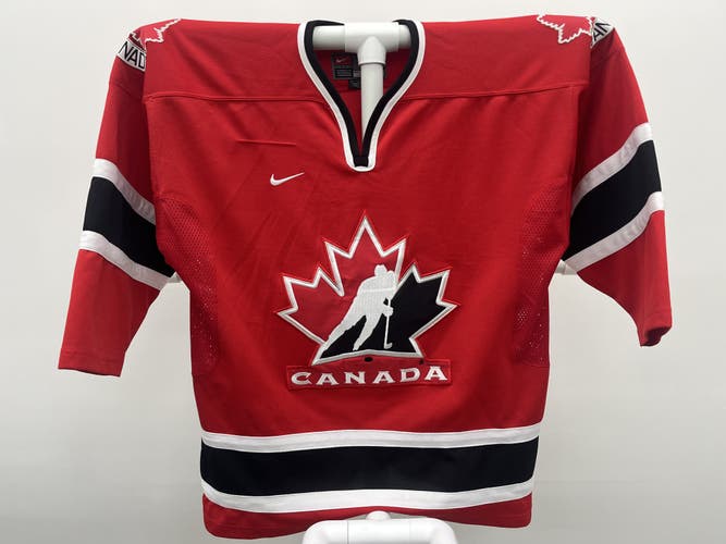 Nike Team Canada 2002 Salt Lake Olympic Hockey Jersey Red Large