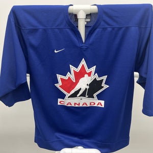 Nike Team Canada 2002 Practice Hockey Jersey Blue Large
