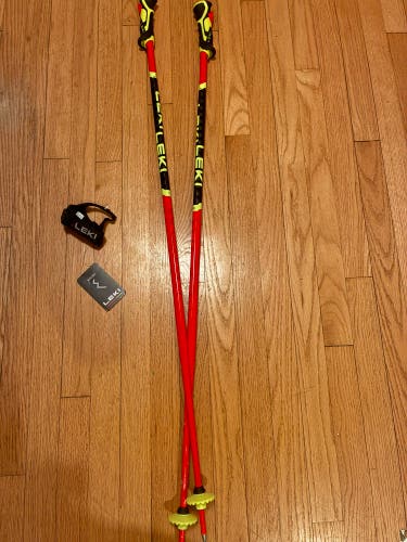 46in (115cm) Leki World Cup Lite SL Racing Ski Poles (very lightly used)