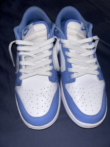 Blue Men's Size M 9.5 (W 10.5) Nike Dunk Low Shoes (Used)