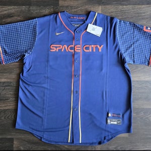 Kyle Tucker Houston Astros Mens City Con Jersey - Navy BlueMen Size XXL