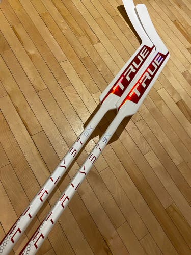 2 Pack New True Catalyst 9x Goalie Stick MC2 25"