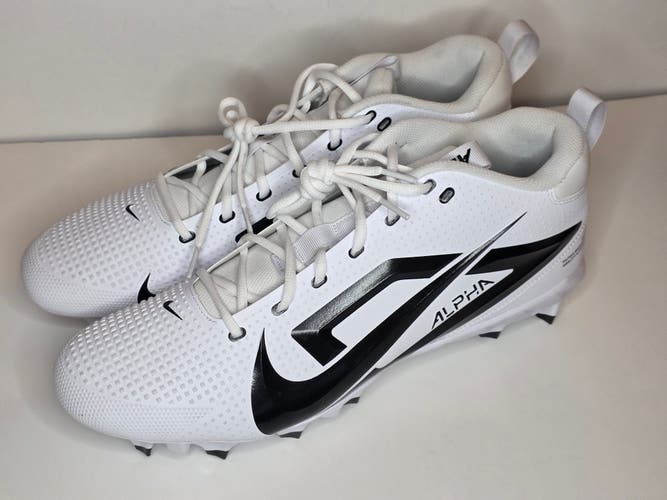 BNWOB Mens Nike Alpha Menace 4 Varsity Agility x Power Football Cleats Sz 15 FZ7703-101