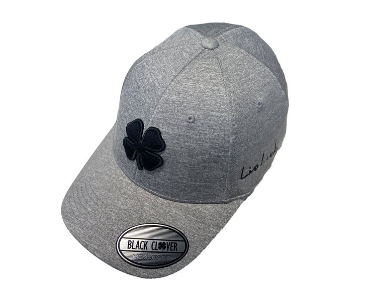NEW Black Clover Lucky Heather Silver Fitted S/M Golf Hat/Cap