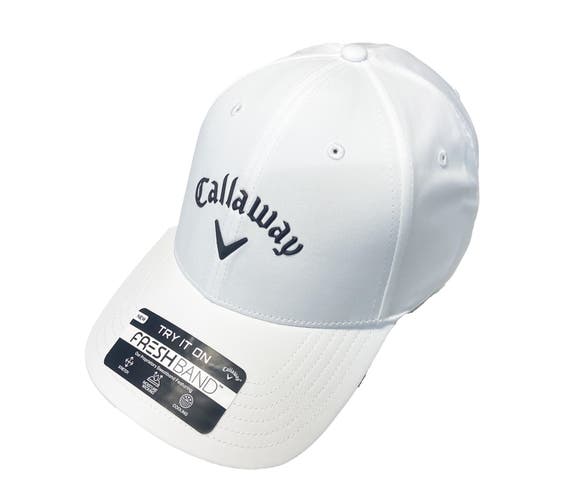 NEW 2026 Callaway Liquid Metal White/Black Adjustable Golf Hat/Cap