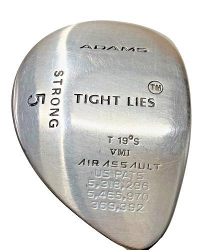 Adams Tight Lies VMI Strong 5 Wood 19* RH Regular Steel 41.5" Original Grip HC