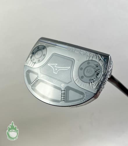 NEW RH Mizuno M Craft X Five Black Ion Forged 34" Putter Steel Golf Club