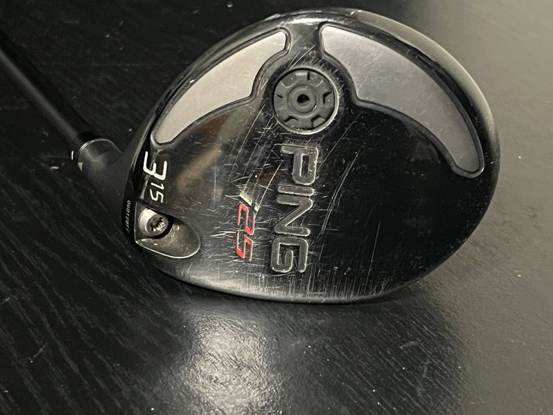 *GOOD* PING i25 3 Fairway Wood 15° Stock Graphite Shaft Stiff Flex & GP MCC Grip