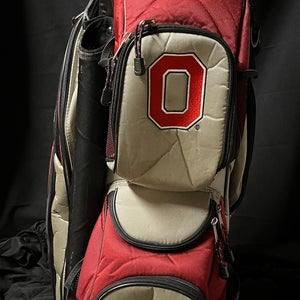 Ohio State Buckeyes Team Effort Golf Cart Bag 14-Way