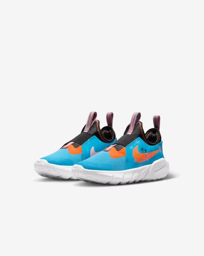 Nike Flex Runner 2 Lil DZ4487-400 Sneakers Kids Blue Orange Running Shoes HTAT18