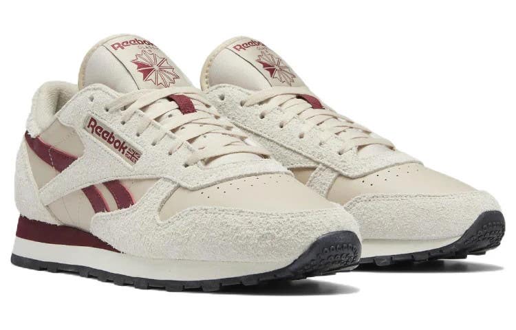 Reebok Classic GY1525 Sneakers Men's US 13 Beige Red Lifestyle Shoes ZAP2260