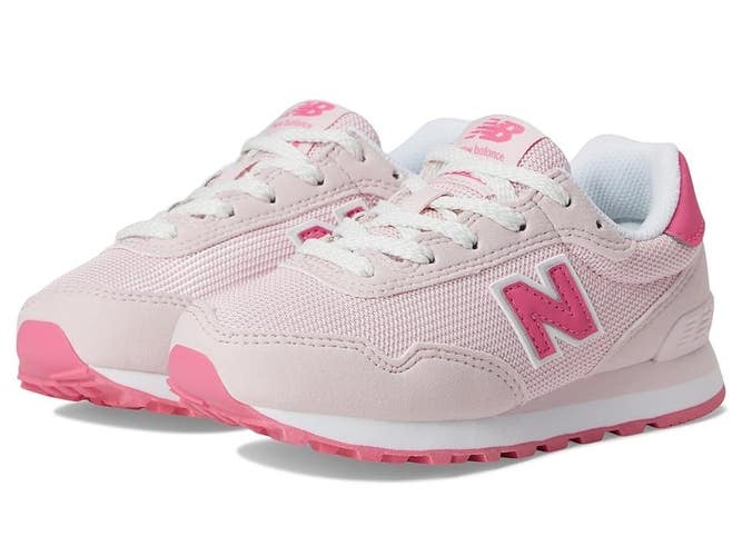 New Balance 515 Sneakers Kids US 13 Pink Round Toe Lace Up Walking Shoes ZAP2005