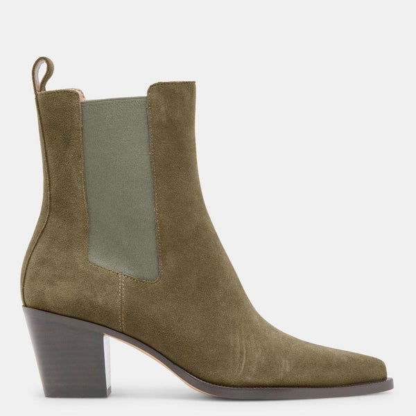 Dolce Vita Shadie H2O Boot Women 7.5 Green Waterproof Pointed Toe Bootie ZAP1712