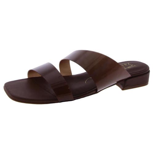 Naturalizer Illuminate J0685S1200 Sandals Women's 8 Brown Leather Slide ZAP1945
