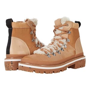 Cool Planet by Steve Madden Buni-F Women's 6 Brown Faux Fur Ankle Boots ZAP1883