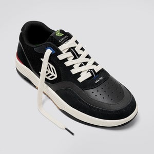 Cariuma UBA PRO Sneakers Women's 8.5 Black Ivory Suede Lifestyle Shoes ZAP2259